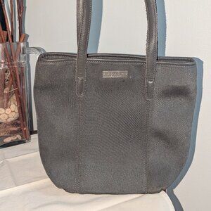 Coach - rare vintage 1998 Charcoal Gray Neoprene shoulder bag